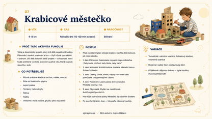 🌟 Aktivity s vaším dítětem - 8 průvodců