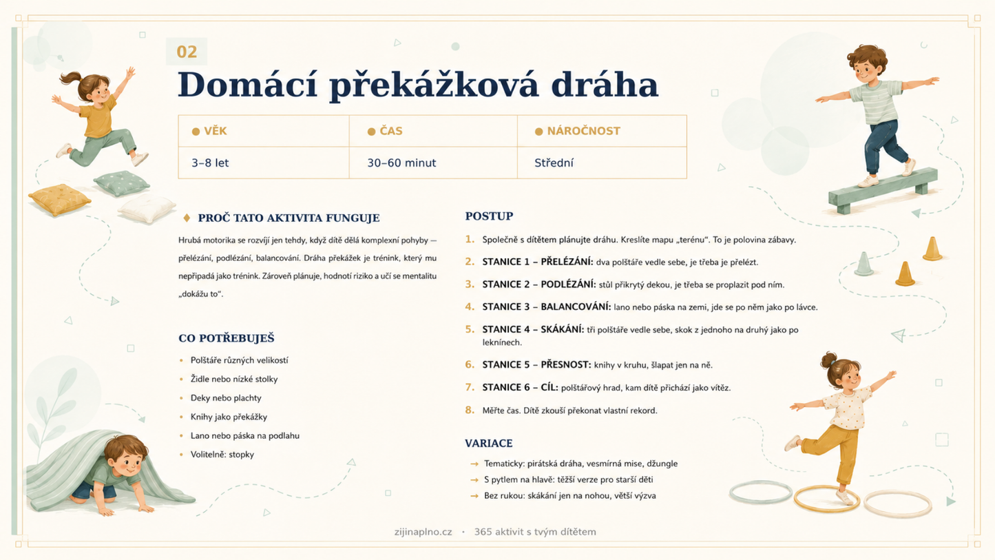 🌟 Aktivity s vaším dítětem - 8 průvodců